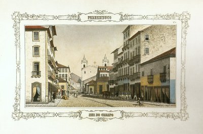 Crespo Street in the Album Pernambuco by Emil Bauch